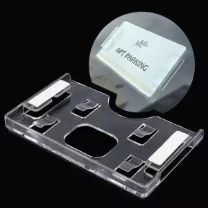 주차 케이스 테이프 건물 주차증 명함 출입 카드 꽂이 스티커홀더 흡착판 하이패스 차량 자동차 차량용 아