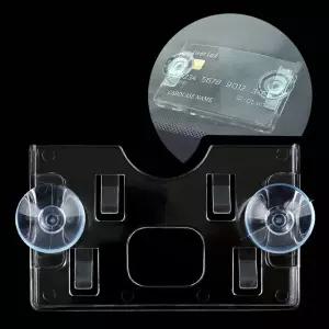 주차 케이스 흡착판 건물 주차증 명함 출입 카드 꽂이 스티커홀더 흡착 하이패스 차량 자동차 차량용 아파