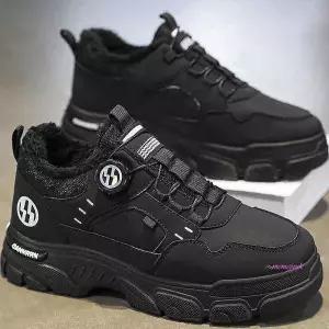 남자 캠핑 코디 워킹 털 안감 여행 운동화 신발 겨울 털안감efg285