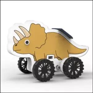 태양광 트리케라톱스 자동차 공룡 과학교구 장난감 놀이 만들기