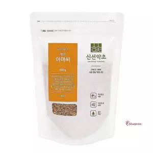 신선약초 통아마씨 원물 골드아마씨 볶은 400g qrs646