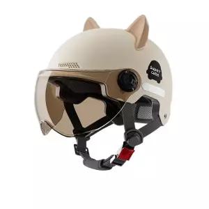 반모 가벼운 여름용 오토바이 경량 스쿠터 하이바 헬멧 킥보드 통기성 바이크