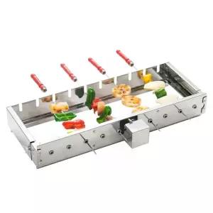 꼬치구이기계 자동 양꼬치 캠핑 업소용 불판 스토브 야외 꼬치구이 구이기