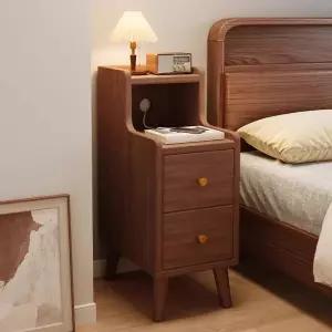 미니협탁 틈새 선반 수납장 엔틱 침대옆 북유럽 좁은 원목