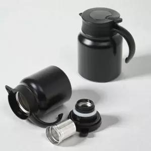 보온 온도표시 진공 온도표시주전자 블랙 보냉포트 보냉 주전자 900ml 이중진공보온주전자 이중
