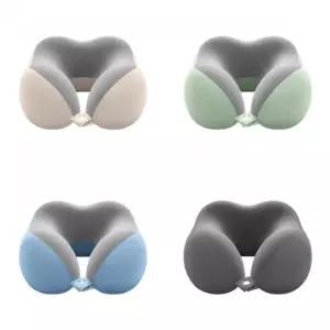 소프트 여행 구름 목베개 전용파우치 메모리폼 U형 비행기 차량 필수 꿀잠템 고밀도