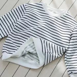 여아 남아 주니어 소풍 나들이 스트라이프 맨투맨 부드러운형제룩 긴팔티 집 가족여행 스타일