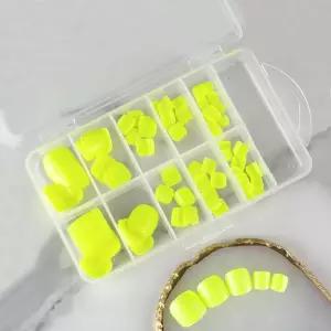 패디 큐어 네일아트 간편 붙이는 컬러 팁 120팁 연장 꾸미기 인조 말랑팁