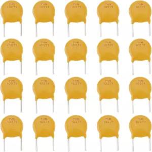 도구의 제왕 20PCS TVR10271 디스크형 금속 산화물 바리스터 서지 보호기 발 길이 5mm 억제 가정용