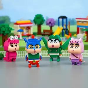 킵플레이 짱구는못말려 블럭 캐릭터 피규어 조립 만들기 블럭놀이 굿즈 장식품 액션가면 초코비