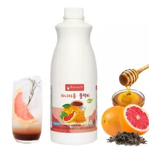 [엔칸토] 허니자몽블랙티 음료베이스 1.8kg 과일청에이드 수제청 카페 신메뉴 음료베이스 QTY(1.8KG) 12956
