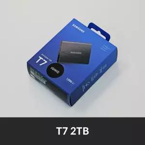삼성전자 포터블 SSD T7 2TB 병행수입 (타이탄 그레이) 3년 A/S 이그닉