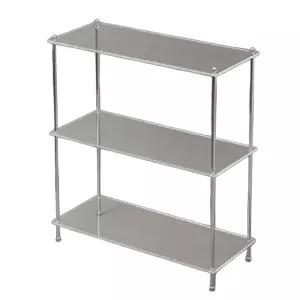 W6003단투명아크릴선반 소품장식장 수납 거실