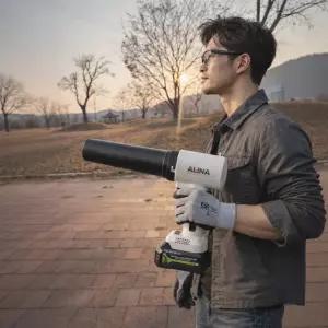 무선 터보 송풍기 소형 충전 블로워 제설 낙엽 청소기 세차송풍기 급속충전기 마끼다호환