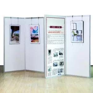 옥타부스 가벽 조립식 스탠드 가림막 팔각기둥 이동식 칸막이 전시 파티션 접이식 전시관