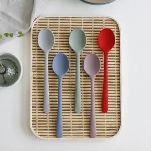 실리콘 스푼 볶음 요리수저 샐러드 스푼 조리도구