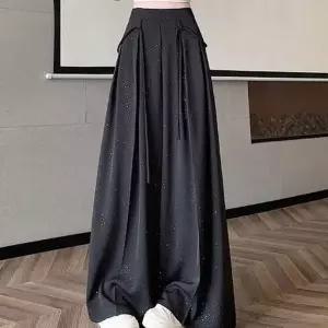 스판 신상 일자 밴딩바지 루즈핏 면 밴딩 배기바지 (WFJPUO5)