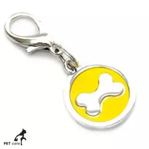 고품질 인식표 이름표 뼈 고반사 붕어고리형 강아지 (WFJQMO7)