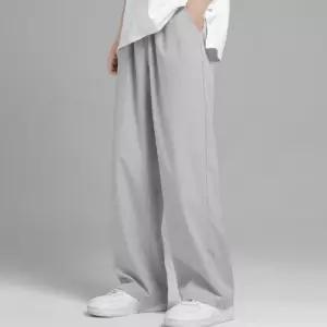 데일리 남성 세미와이드핏 슬랙스 쿨 허리 밴딩 팬츠 바지 통넓은 겨울 남여공용 체육복 여자슬랙스 하의