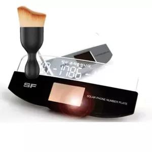 LED 주차 알림판 번호판 먼지 브러쉬 세트 판 인테리어 자동차 차량 전화 용품 비상 폰넘버 번호 주차