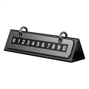 자동차 전화번호알림판 주차번호판 투넘버 블랙 인기제품 신상품 듀얼