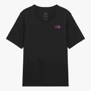 노스페이스 thenorthface NT7UR50B 여성 리커버리 반팔 브이넥 티 BLACK