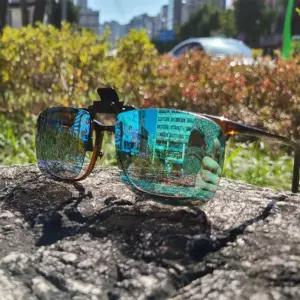 편광 가젤 미러 클립 선글라스 R 사이즈 형 안경착용자용 렌즈 교체용