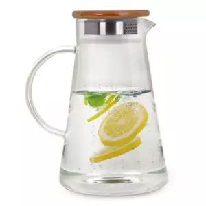 삼각 니토 내열유리 티포트 1.3L 워터저그 주전자 직화가능 주방 필터망 걸음망