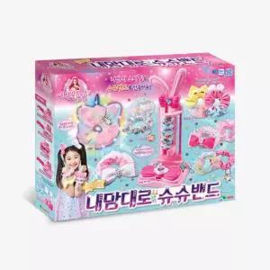 시크릿쥬쥬 학습교재 수업교구 어린이 선물 나만의 스타일 머리 묶는 슈슈밴드 팔찌 착용 미니슈슈