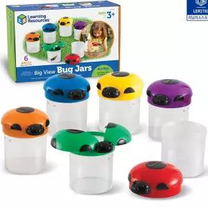 아동 곤충 채집통 어린이 확대경 관찰통 유아 곤충 채집통 생물 플라스틱 무당벌레 학습 교육 초등 탐구