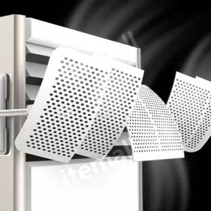 스탠드에어컨 바람막이 냉난방기 가림막 조절식 커버