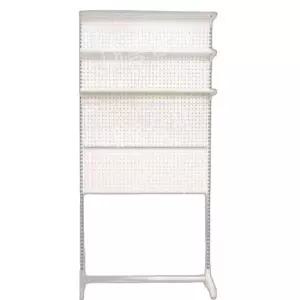 타공판 행거 철제 철판 스탠드 책상 화이트 참고 전시대