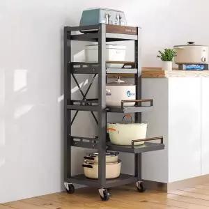 밥솥 슬라이딩장 렌지대 주방 베란다 정리 렉 좁은