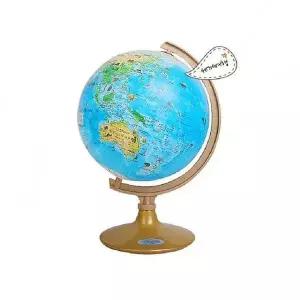 지구본 세계지도 교육용 학습완구 아이 지리공부 책상 인테리어 소품 블루 오션 대륙 국가 탐험 지식 놀이
