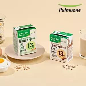 풀무원 디자인밀 단백한하루 2종 (15곡 저당 180ml X24팩+렌틸콩 당제로 180ml X24팩)