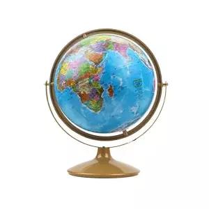 지구본 회전식 스탠드형 세계지도 학습용 교육완구 아이방 인테리어 소품 책상 장식용 지리 공부 도구