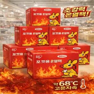 아이리스 포켓용 핫팩 15시간지속 대용량 군인 등산 캠핑 낚시 골프 100g, 10개