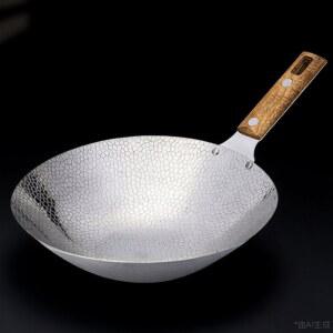 주방용 스테인리스 스틸 냄비 가스레인지용 손잡이가 가정용 다기능 나무 있는 액세서리 프라이팬
