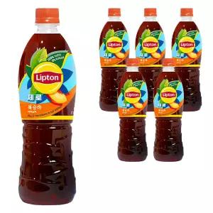 립톤 제로 복숭아 아이스티 500ml 6개 간식 생일파티 만들기 발렌타인데이 선물 생일