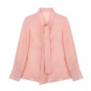 엘비엘LBL 25SS 그레이스 SHEER 타이 블라우스 2종이너 1종