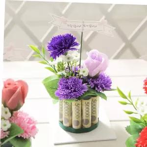 용돈상자 미니케익 용돈박스(10) 바이올렛 어버이날 용돈케이크