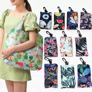 휴대용 접이식 가방 마트 미니가방 숄더백 여행가방 시장가방 에코백 쇼핑백 장바구니 판촉물기념품 기념품