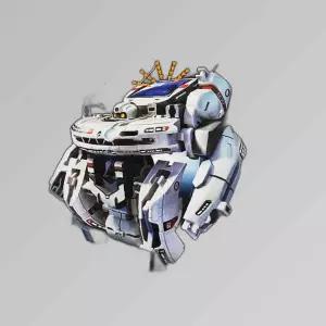 태양광 로봇 태양열 우주함대 7단변신 조립장난