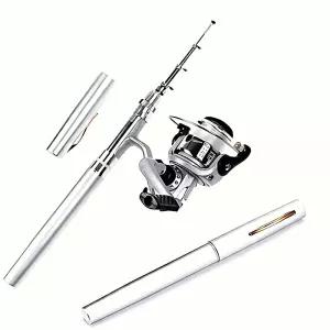 미니 낚시대 낚시릴 풀세트 소형 어구 바다 도구 조그만 장비 낚시 바늘 미끼 원투 줄