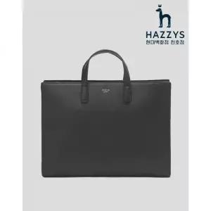 헤지스ACC HJBA6E855BK 14인치 노트북 수납가능 블랙 단색 가죽 서류가방22424054192094489