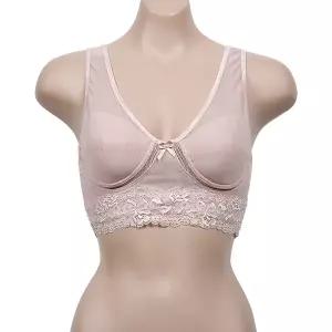 은은한 망사 매쉬 풀컵 노와이어 B컵 스포츠 브라