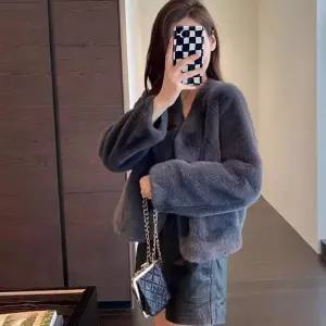 쌍문상회 여성 겨울코트 무지 반코트 털 하프코트 따뜻한 코트