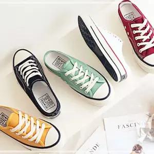 여자 슈썸 뮬 단화 shusum 슬립온 스니커즈 EW3C415D31