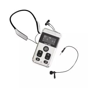 OKB 청력 GV-SA0361 TV 및 대화용 보청기 넥밴드 스타일 블루투스 5.0 소음 감소 2-in-1 보청 모드 외장