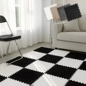 카페트 퍼즐매트 무드 러그 소프트퍼 놀이방 거실매트 쿠션매트 (30x30cm) 층간소음방지